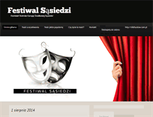 Tablet Screenshot of festiwal-sasiedzi.pl